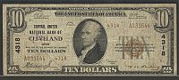Cleveland, OH, Central United National Bank, Ch.#4318, 1929T2 $10 Fine, A033644